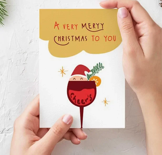 I will design amazing christmas, greeting or holiday card