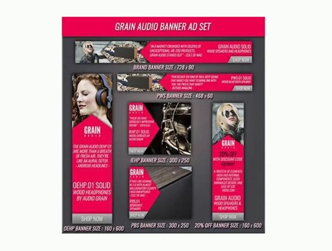 I will created website banner ads, google display ads, adwords ads