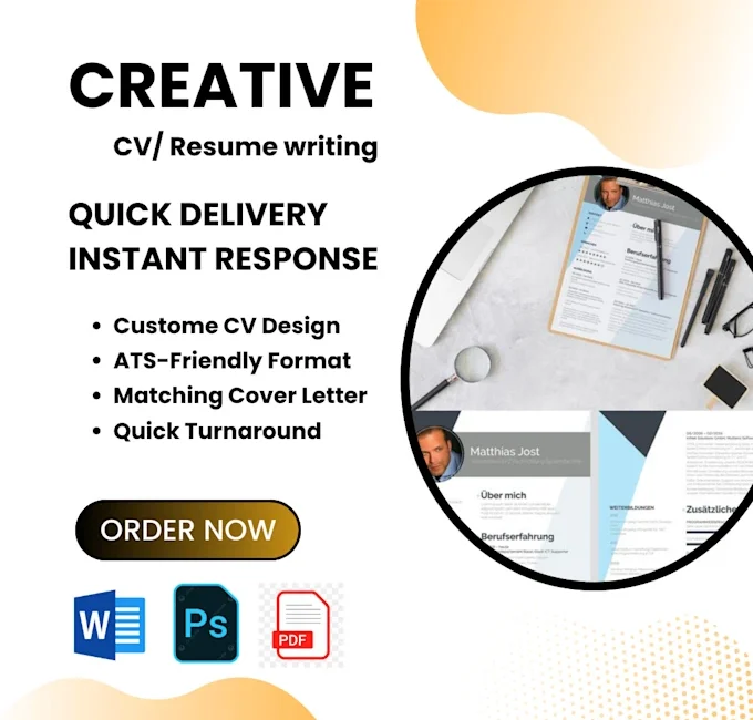 I will do art resume, CV and cover letter, executive resume writing