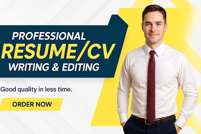 I will do art resume, CV and cover letter, executive resume writing