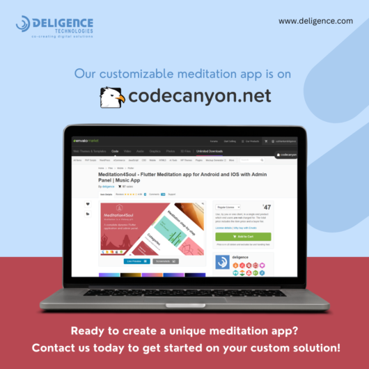 Buy The Source Code, Your Custom Meditation App Solution- Meditation4Soul