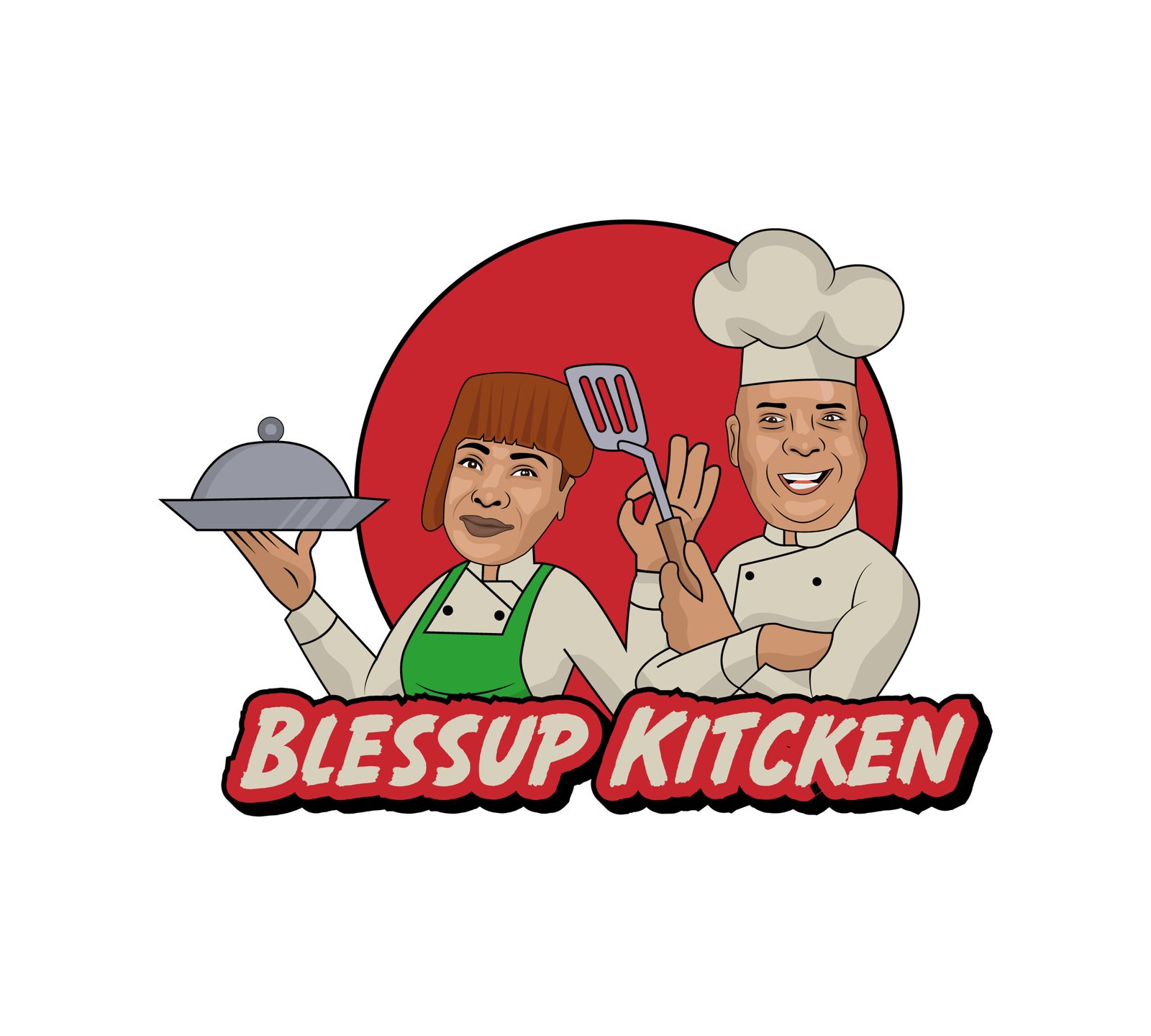 Beautiful and high quality cooking food and chef logo design for your restaurant