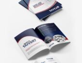 Create catalog design, product catalog flyer, brochure