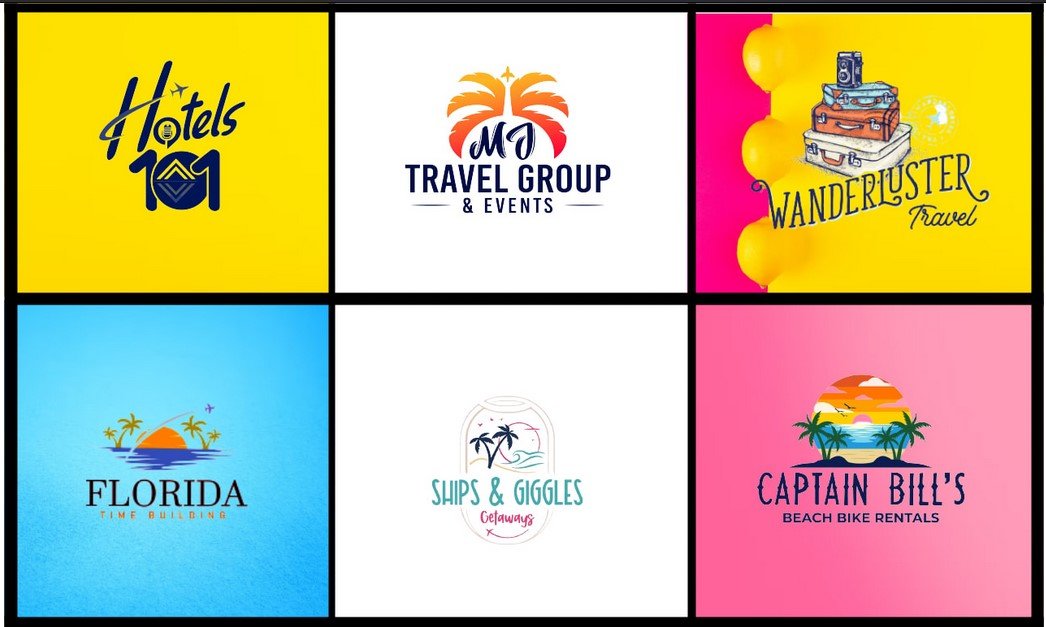 I will do travel agency, tourism, beach, resort and vacation logo for fiverr