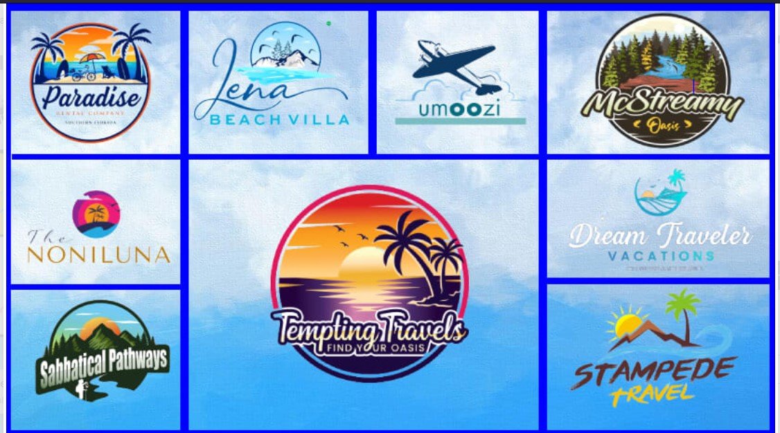 I will do travel agency, tourism, beach, resort and vacation logo for fiverr