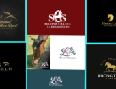 Create fascinating equestrian, horse racing business logo