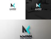 Unique minimalist logo for your company