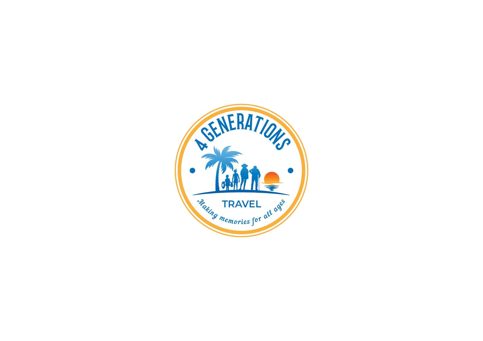 Creative travel tour cruise logo design for you
