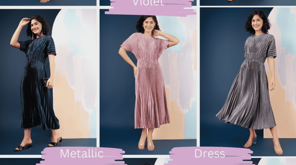 Buy Sophisticated Metallic Dresses- Exclusive Collection for Women