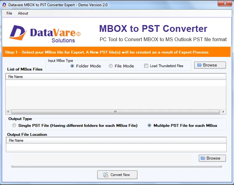Migrate MBOX to PST in Bulk with MBOX to PST Converter