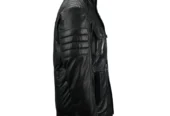 Men’s Clearance Black Biker Bomber Leather Jacket