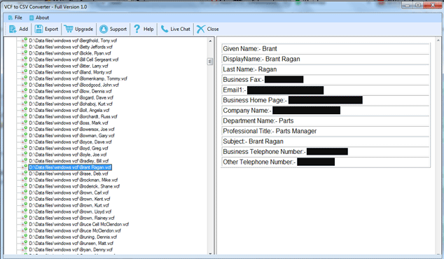 Convert VCF to CSV file format