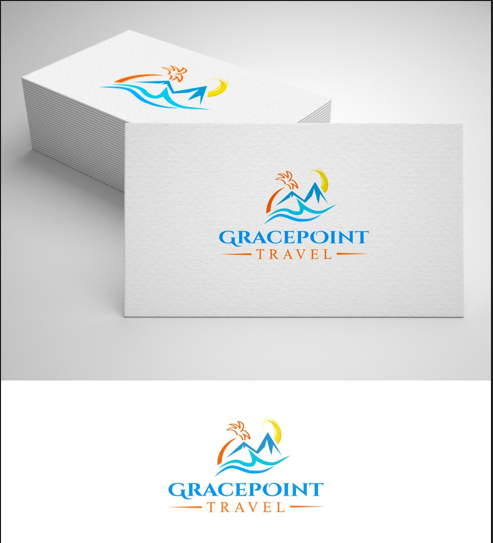 Prefect design travel agency tourism and vacation logo