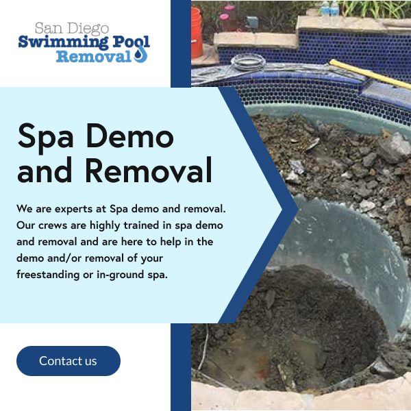 San Diego Swimming Pool Removal