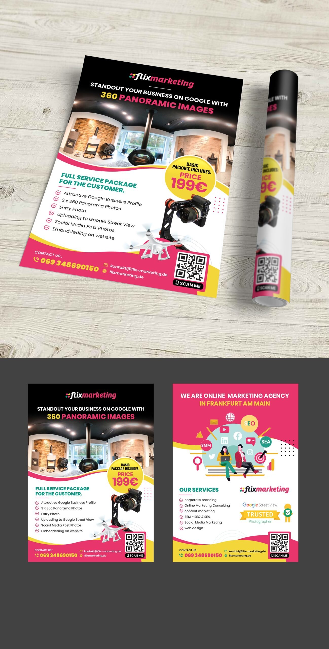 Create catalog design, product catalog flyer, brochure