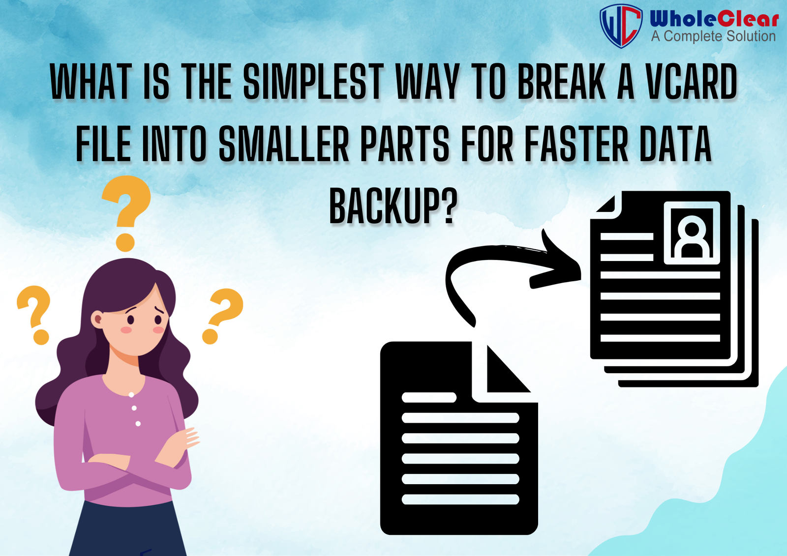 Simply Merge vCard files without any data loss