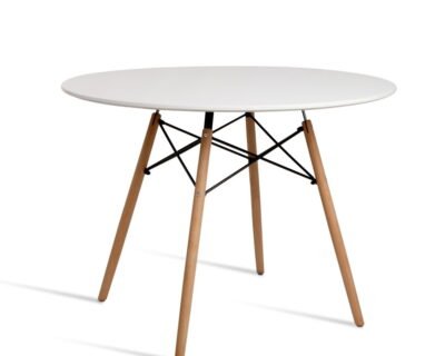 Artiss-Dining-Table-Round-White-4-Seater-100CM-1