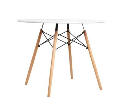 Artiss-Dining-Table-Round-White-4-Seater-90CM-1