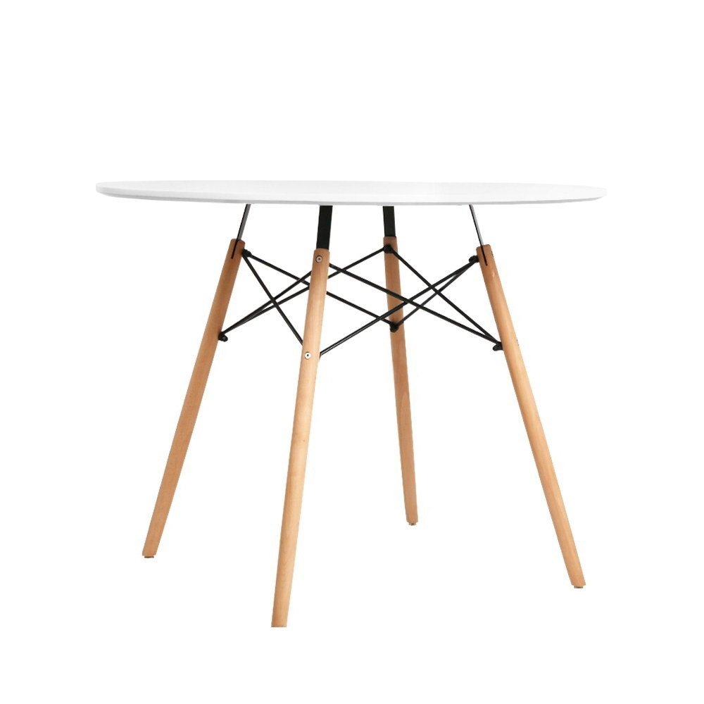 Stylish & Modern Artiss Round White Dining Table – 4 Seater