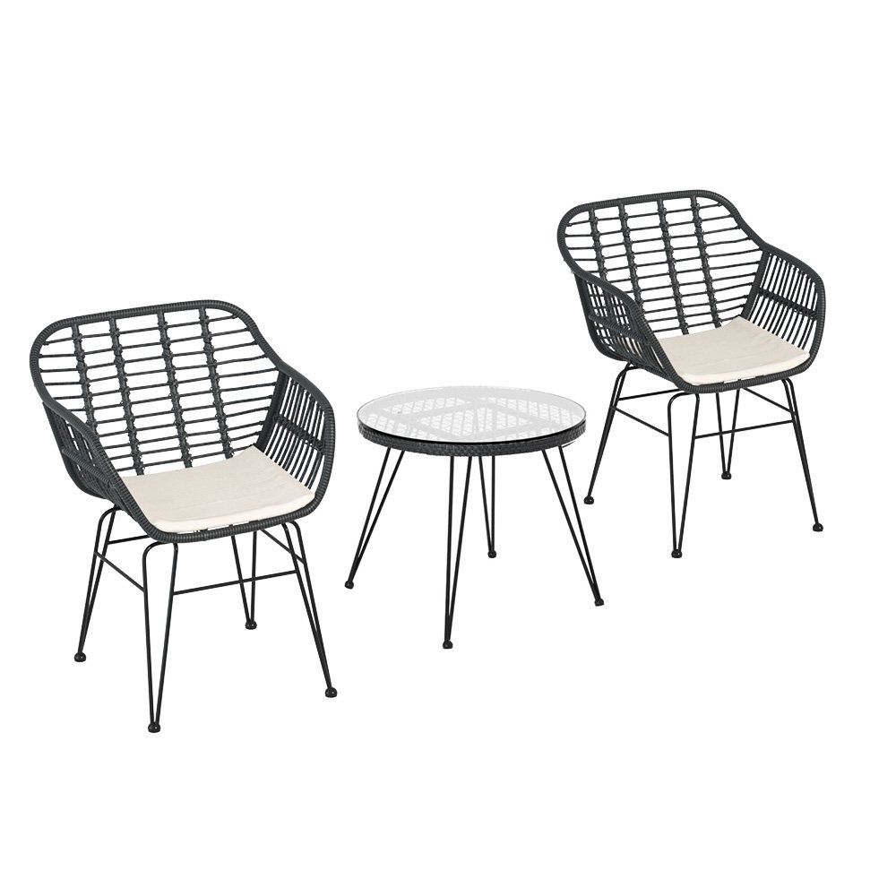 Elegant & Durable Gardeon 3PC Outdoor Bistro Set for Your Patio