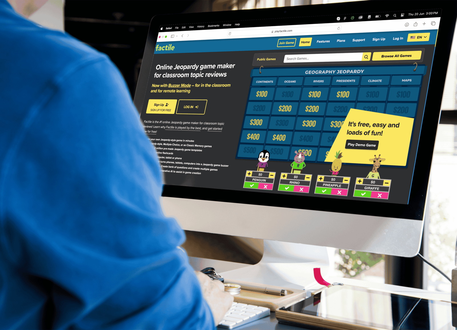 Turn Learning into Fun! Create & Play Jeopardy-Style Games with Factile