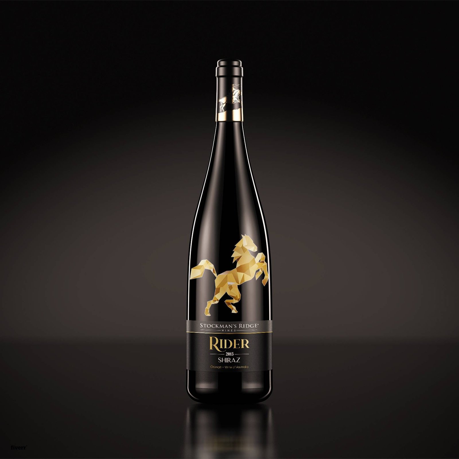 Premium product packaging and bottle label design