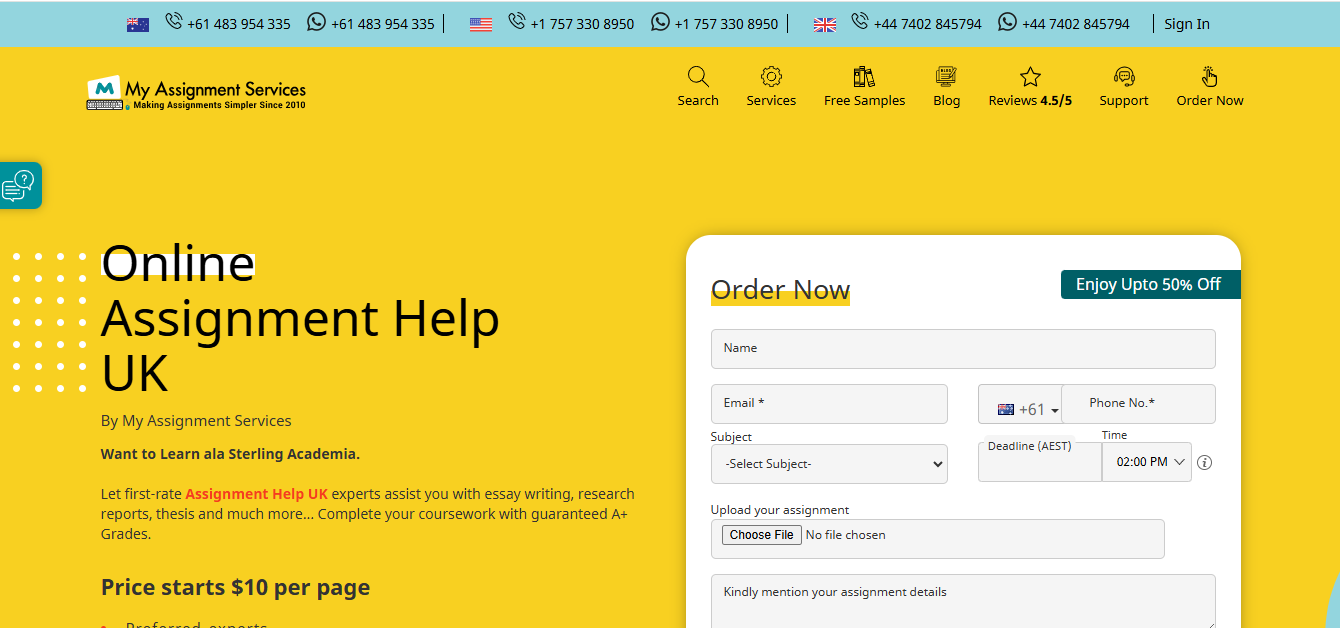 My Assignment Services