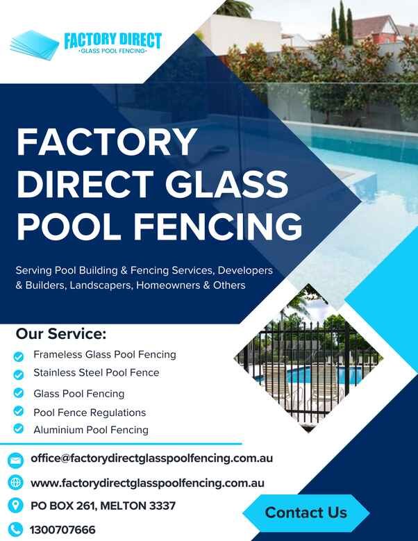 Expert Glass Pool Fence Solutions with Compliant Installations by Factory Direct Glass Pool Fencing