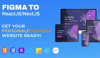 I will build react js next js website with tailwind css