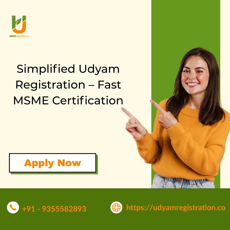 Simplified Udyam Registration – Fast MSME Certification