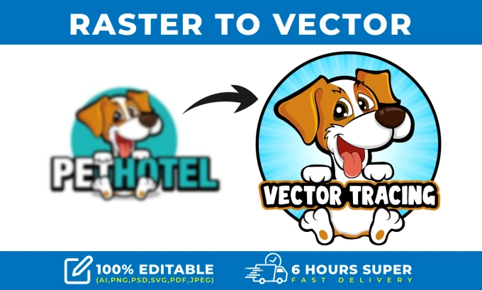 I will do vector tracing your any graphics