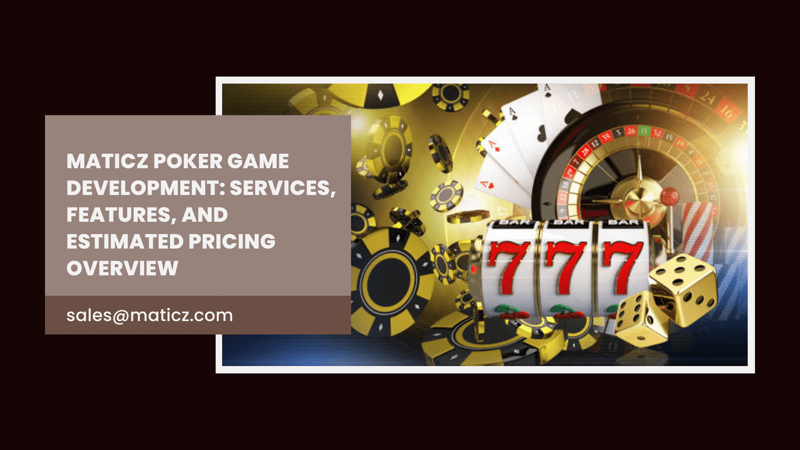 Poker Game Development Company | Maticz