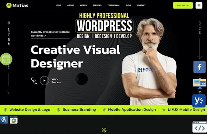 I will provide responsive wordpress website design or blog redesign