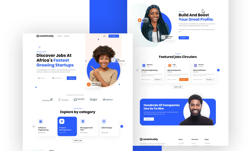 I will design a responsive landing page or website in figma