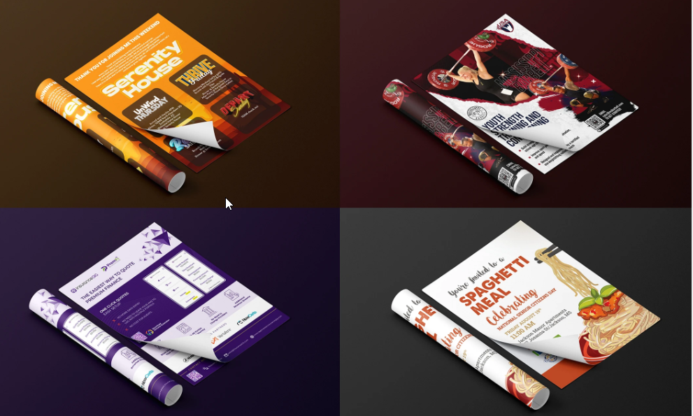 I will design your awesome flyer graphic within 24hrs