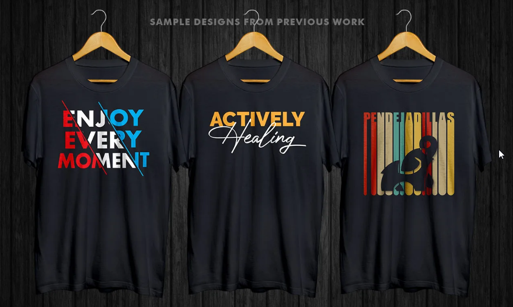 I will do trendy typography t shirt design and graphic t shirt