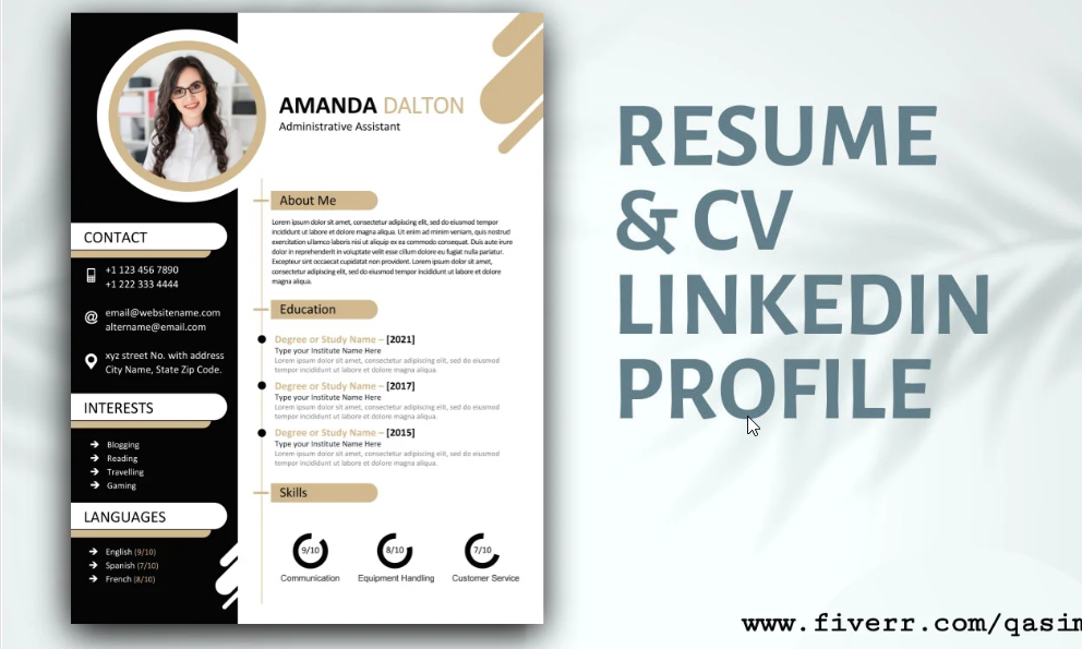 I will write and upgrade your resume, cv, cover letter