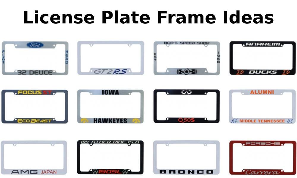 Custom License Frames to Protect Your Vehicle’s License Plate