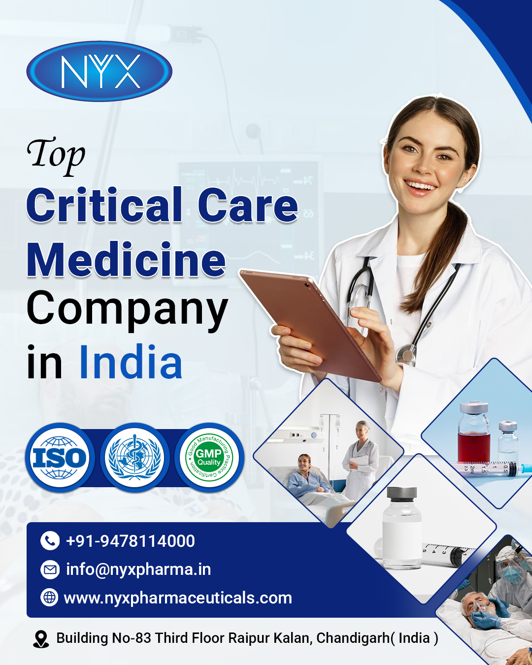 Best Critical Care Franchise Company | NYX Pharma