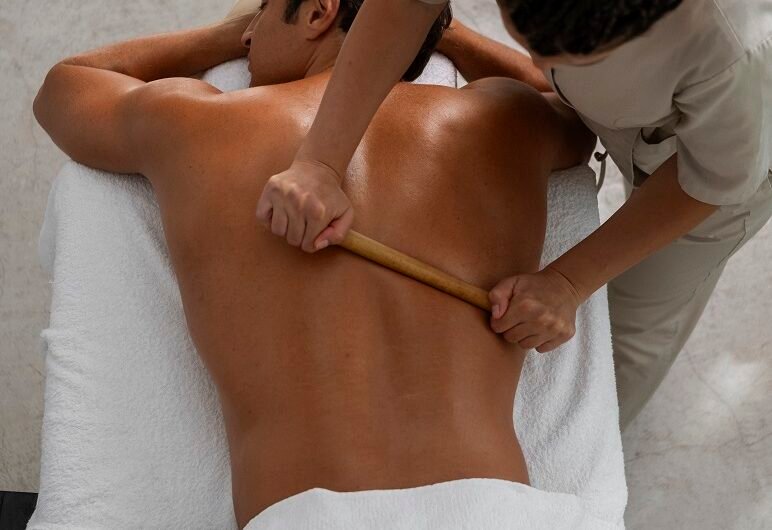 top-view-woman-working-spa