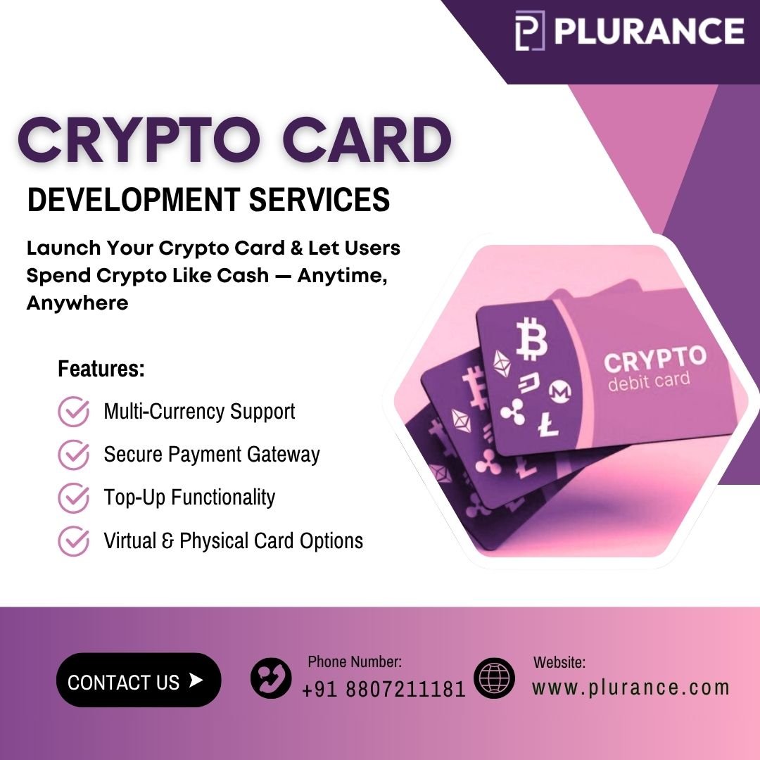 Launch Your Crypto Card With Custom Development Services