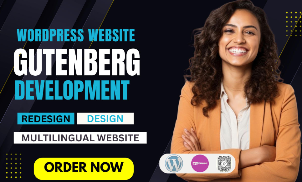 I will build design wordpress website by kadence gutenberg spectra blocks elemen