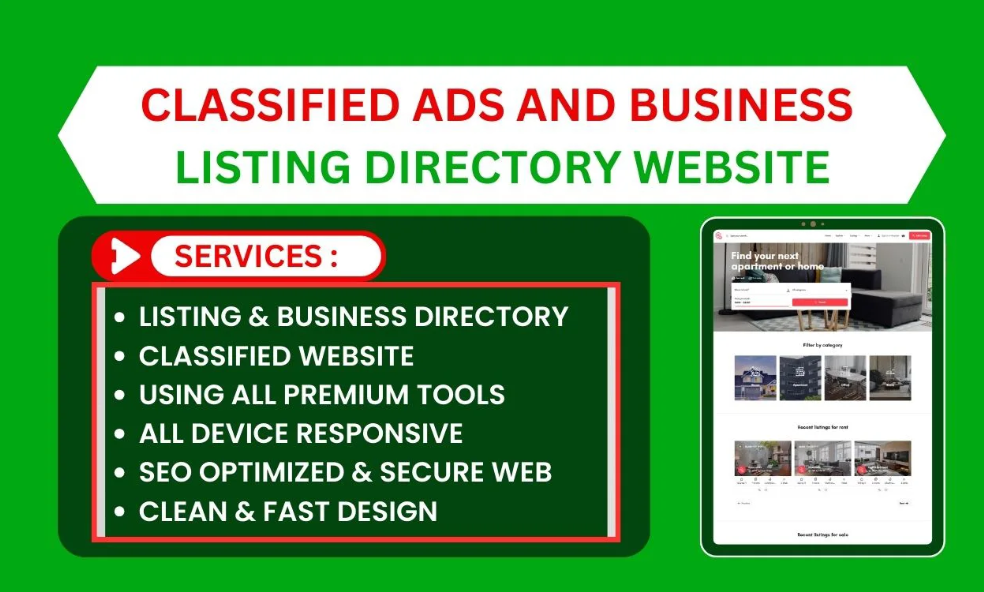 I will build wordpress listing directory and classified site