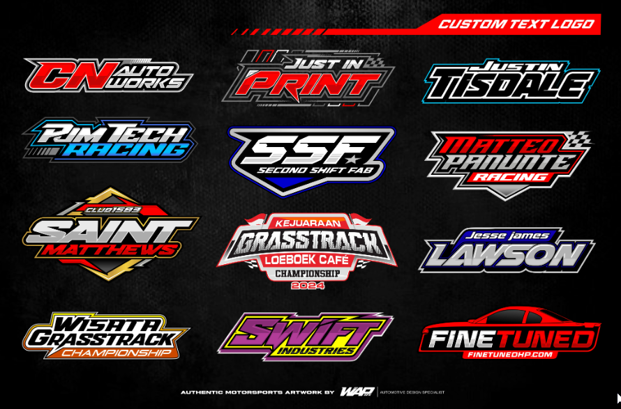 I will create amazing logo racing, automotive with 3d style