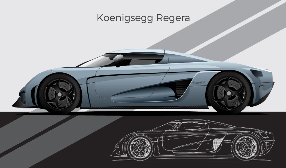 I will draw vector car illustration for logo or t shirt design