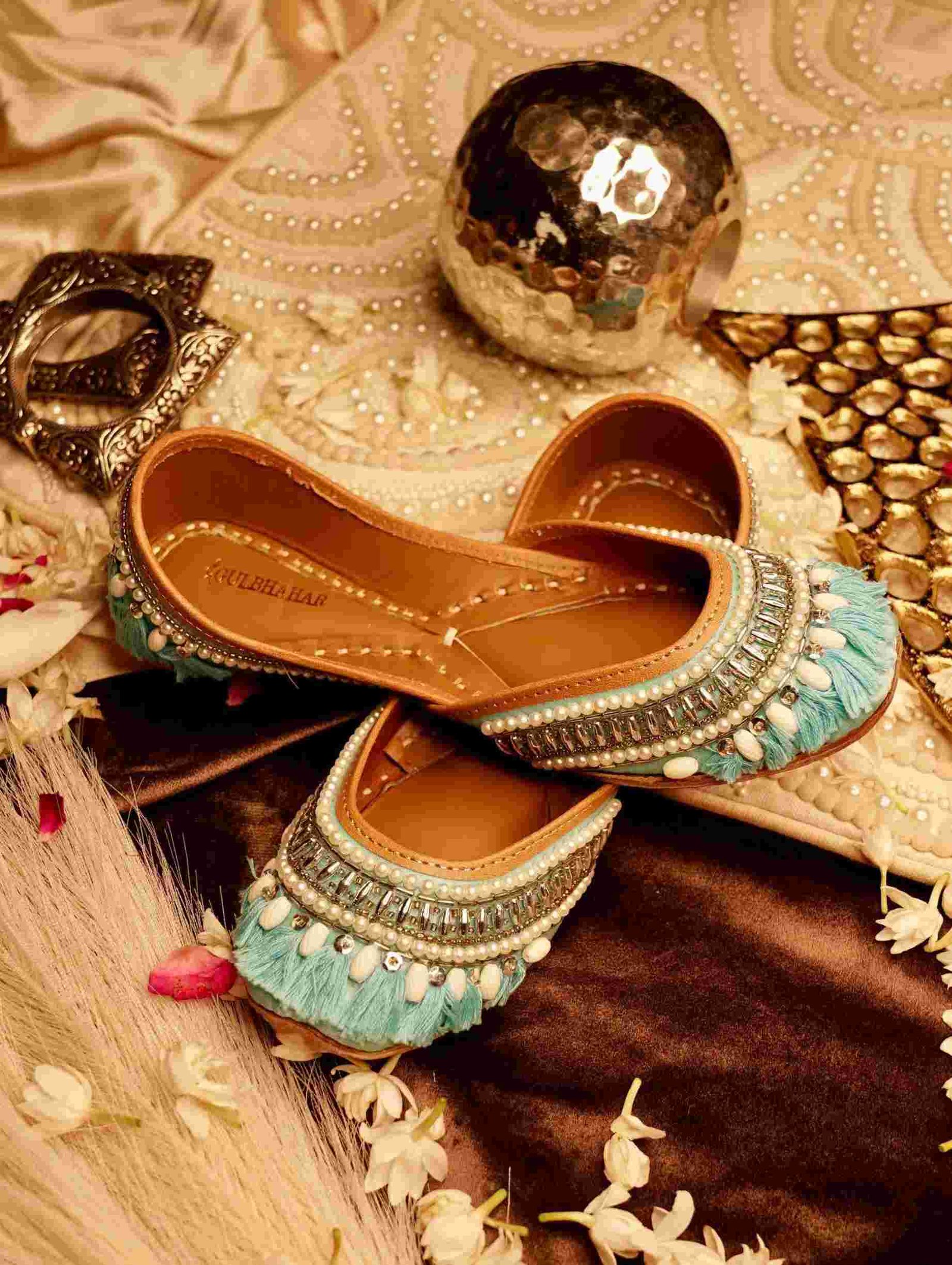 Discover elegance in every step with Gulbhahar Juttis
