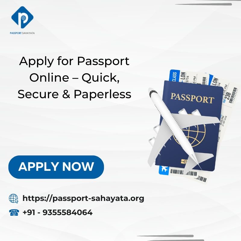Apply for Passport Online – Quick, Secure & Paperless
