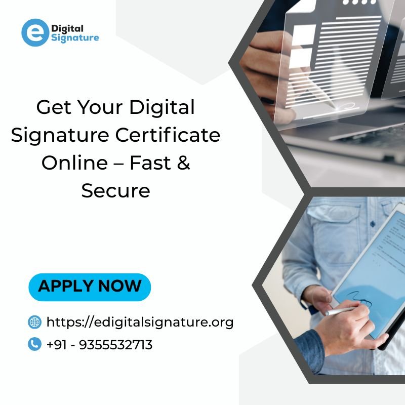 Get Your Digital Signature Certificate Online – Fast & Secure