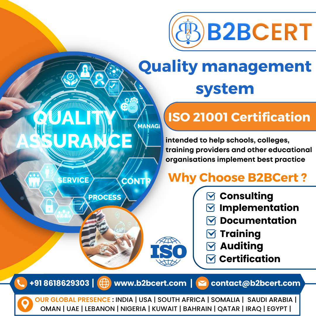 ISO 21001 Services in Bangalore