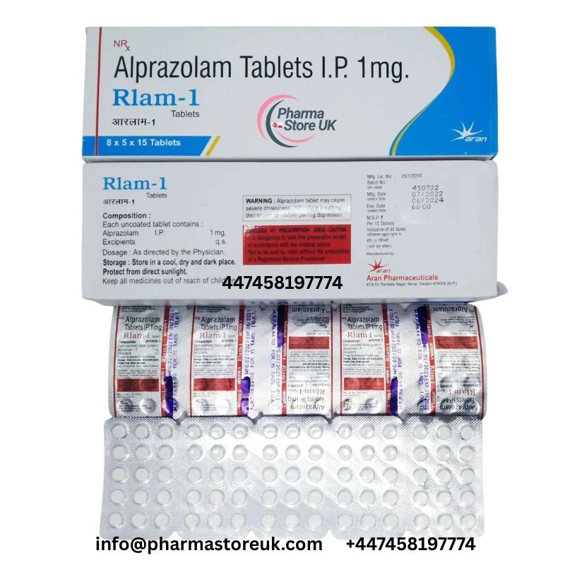 Buy Rlam Alprazolam 1 mg Tablets UK
